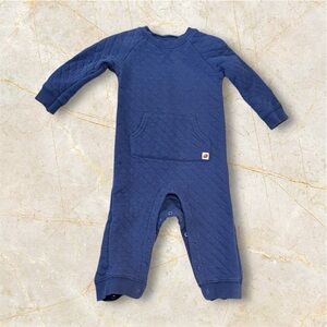 Carter’s Baby Boy Navy Blue Quilted One Piece - Size 18 Months